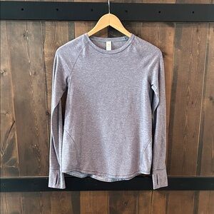 Ivivva Gray Long Sleeve Top Girls Size 14